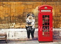 pgm ba 848 edition street red telephone box stampa artistica 50x70cm | Yourdecoration.it