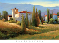 pgm caj 09 carol jessen blue shadow in tuscany i stampa artistica 91x66cm | Yourdecoration.it