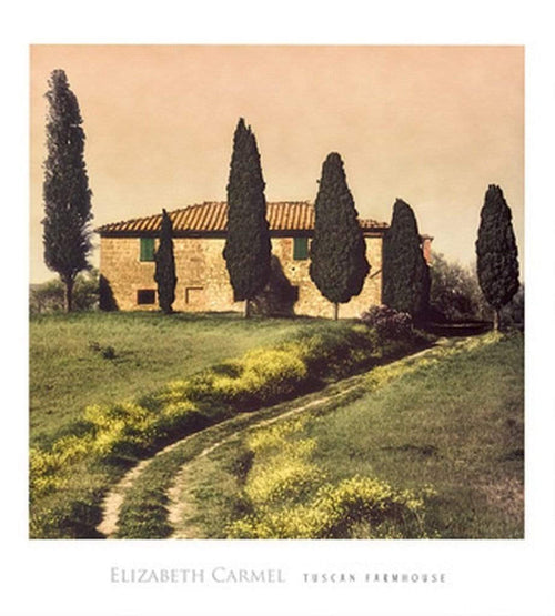 pgm ceh 535 elisabeth carmel tuscan farmhouse stampa artistica 45x50cm | Yourdecoration.it