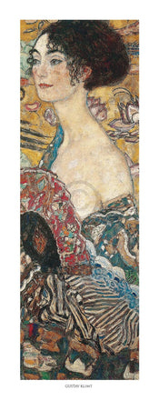 pgm gk 024 gustav klimt segnora con ventaglio stampa artistica 20x50cm 33696465 72f1 47ad a6cd 431d040299b5 | Yourdecoration.it