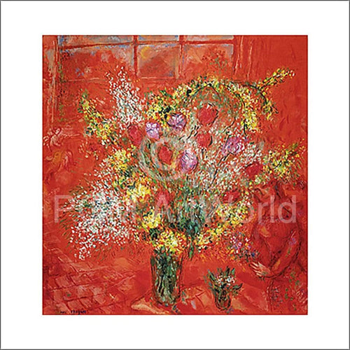 pgm mch 313 marc chagall fleurs sur fond rouge stampa artistica 70x70cm 245fbe63 2193 4dd5 a72b 32e87e697d4a | Yourdecoration.it