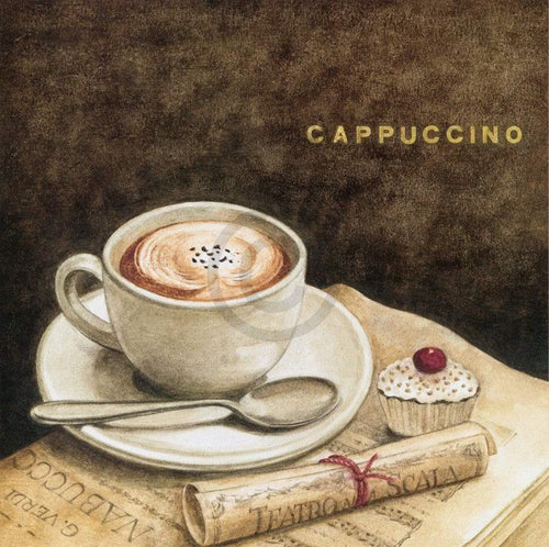 pgm mgp 445 mepas g p cappuccino stampa artistica 40x40cm | Yourdecoration.it