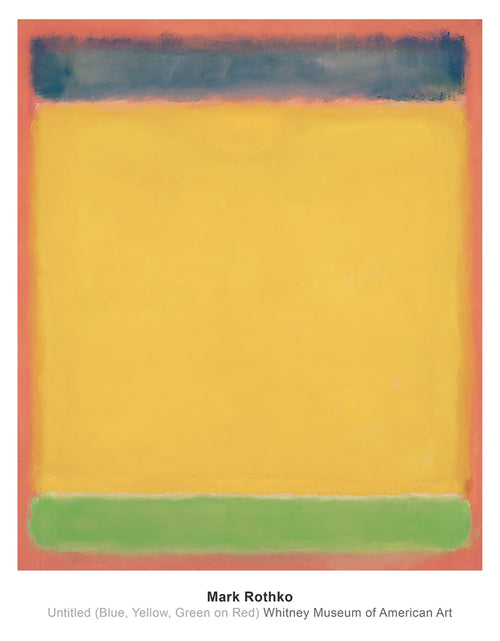 pgm mkr 184 mark rothko untitled blue yellow green red stampa artistica 71x91cm | Yourdecoration.it