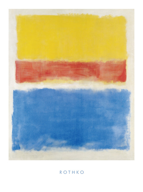 pgm mkr 33 mark rothko untitled yellow red and blue stampa artistica 60x80cm | Yourdecoration.it