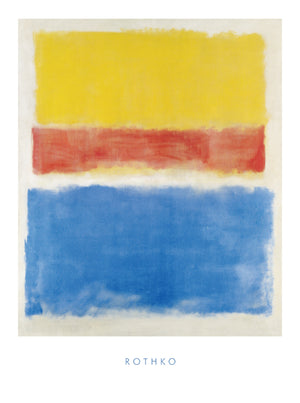 pgm mkr 33 mark rothko untitled yellow red and blue stampa artistica 60x80cm | Yourdecoration.it