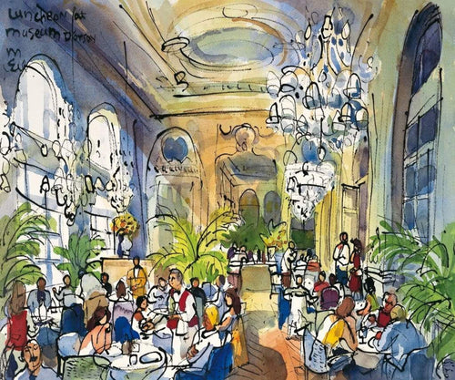 pgm ml 12 michael leu luncheon musee dorsay stampa artistica 60x50cm | Yourdecoration.it