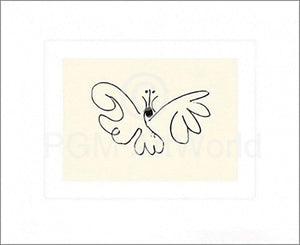 pgm pp 330 pablo picasso le papillon stampa artistica 50x60cm | Yourdecoration.it