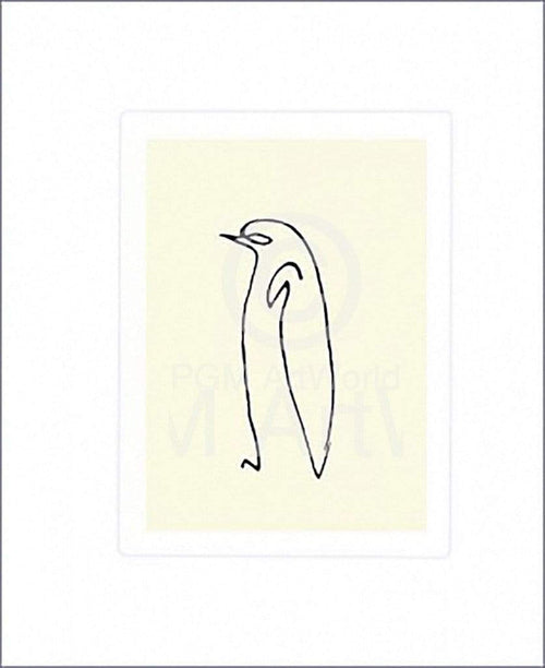pgm pp 552 pablo picasso le pingouin stampa artistica 50x60cm | Yourdecoration.it