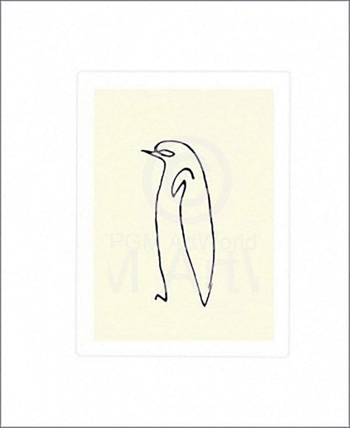 pgm pp 552 pablo picasso le pingouin stampa artistica 50x60cm | Yourdecoration.it