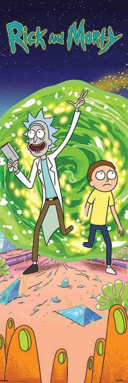 Pyramid Rick and Morty Portal Poster 53x158cm | Yourdecoration.it