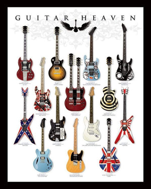 Pyramid Guitar Heaven Poster 40x50cm | Yourdecoration.it