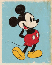 Pyramid Mickey Mouse Retro Poster 40x50cm | Yourdecoration.it