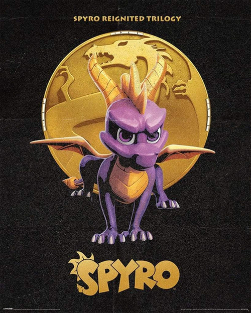 Pyramid Spyro Golden Dragon Poster 40x50cm | Yourdecoration.it
