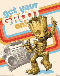 Pyramid Guardians of the Galaxy Vol 2 Get Your Groot On Poster 40x50cm | Yourdecoration.it