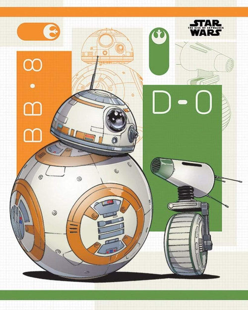 Pyramid Star Wars The Rise of Skywalker BB 8 and D 0 Poster 40x50cm | Yourdecoration.it