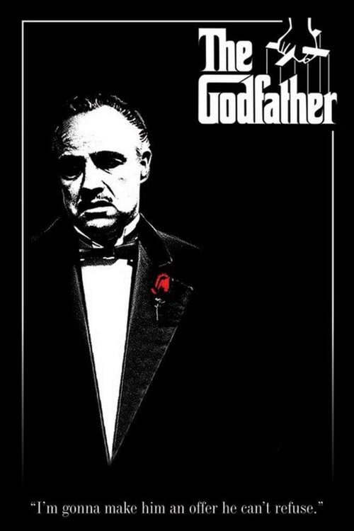 Pyramid The Godfather Red Rose Poster 61x91,5cm | Yourdecoration.it