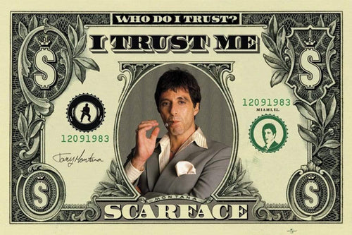 Pyramid Scarface Dollar Poster 91,5x61cm | Yourdecoration.it
