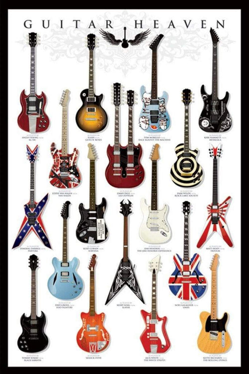 Pyramid Guitar Heaven Poster 61x91,5cm | Yourdecoration.it
