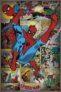Pyramid Marvel Comics Spider Man Retro Poster 61x91,5cm | Yourdecoration.it