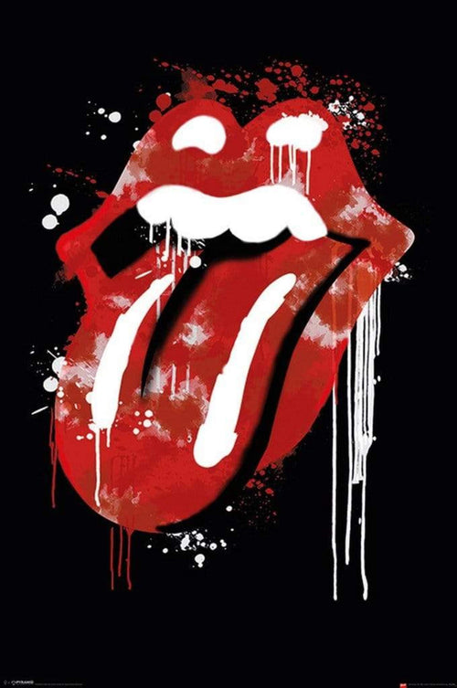 Pyramid The Rolling Stones Graffiti Lips Poster 61x91,5cm | Yourdecoration.it