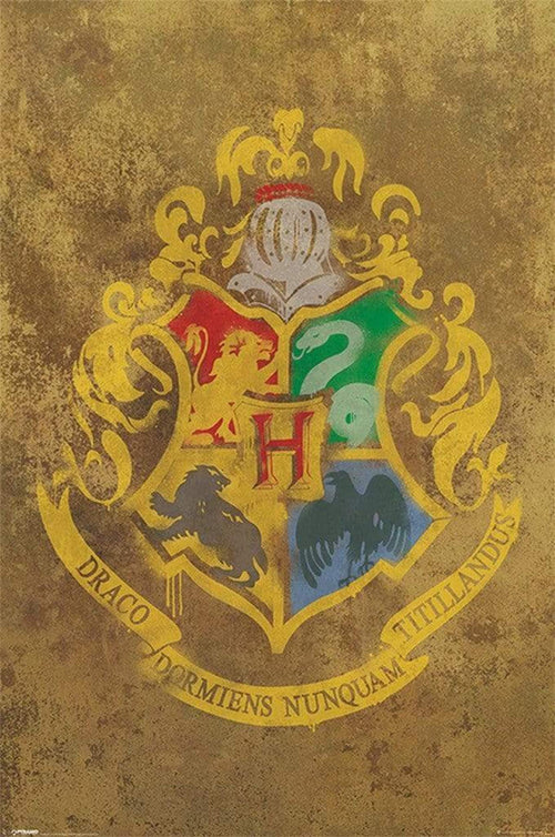 Pyramid Harry Potter Hogwarts Crest Poster 61x91,5cm | Yourdecoration.it