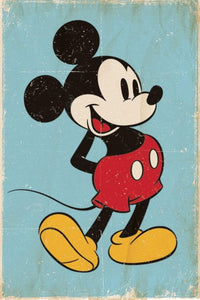 Pyramid Mickey Mouse Retro Poster 61x91,5cm | Yourdecoration.it
