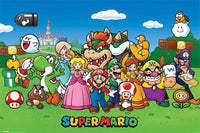 Pyramid Super Mario Characters Poster 91,5x61cm | Yourdecoration.it