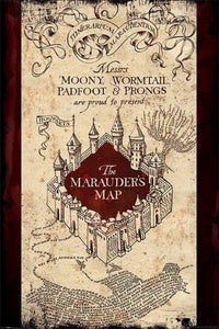 Pyramid Harry Potter The Marauders Map Poster 61x91,5cm | Yourdecoration.it