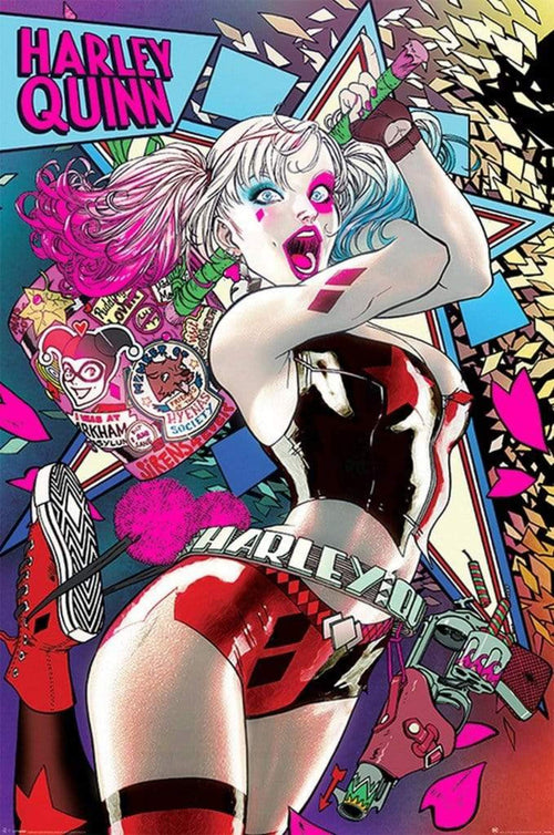 Pyramid Batman Harley Quinn Neon Poster 61x91,5cm | Yourdecoration.it