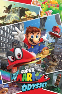 Pyramid Super Mario Odyssey Collage Poster 61x91,5cm | Yourdecoration.it