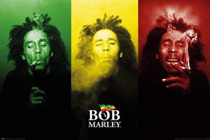 Pyramid Bob Marley Tricolour Smoke Poster 91,5x61cm | Yourdecoration.it