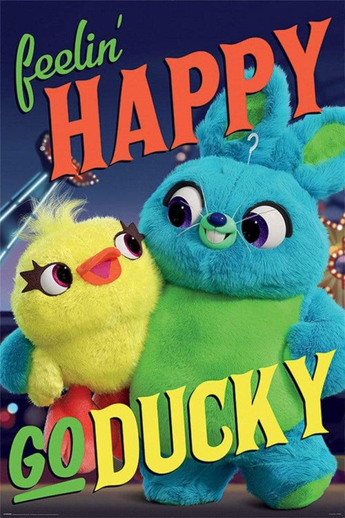Pyramid Toy Story 4 Happy Go Ducky Poster 61x91,5cm | Yourdecoration.it