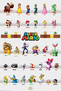 Pyramid Super Mario Character Parade Poster 61x91,5cm | Yourdecoration.it
