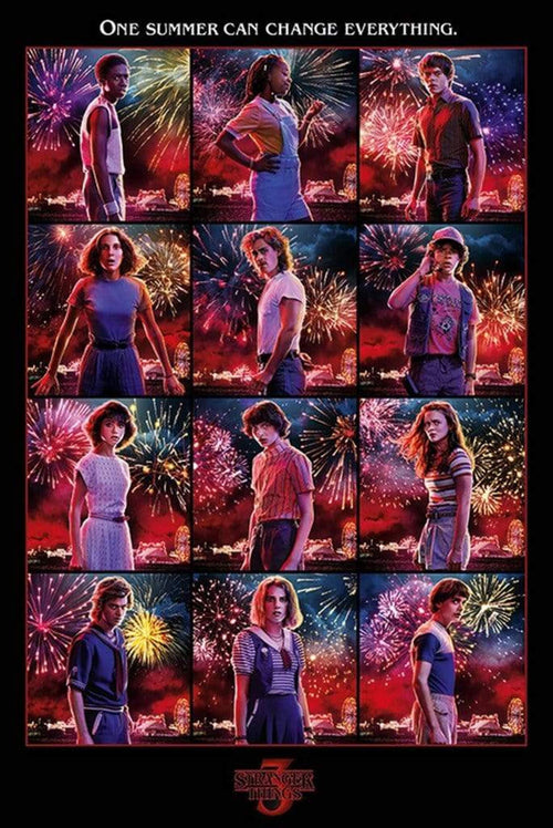 Pyramid Stranger Things Character Montage Poster 61x91,5cm | Yourdecoration.it