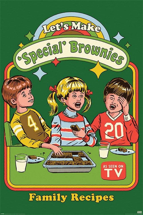 Pyramid Steven Rhodes Lets Make Special Brownies Poster 61x91,5cm | Yourdecoration.it