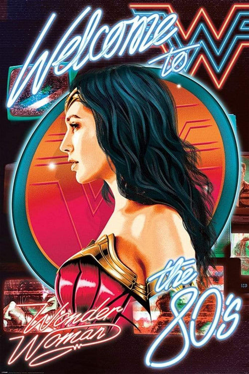 Pyramid Wonder Woman 1984 Welcome to the 80s Poster 61x91,5cm | Yourdecoration.it