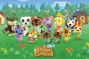 Pyramid Animal Crossing Lineup Poster 91,5x61cm | Yourdecoration.it