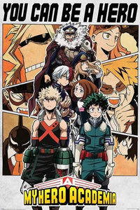 Pyramid My Hero Academia Be a Hero Poster 61x91,5cm | Yourdecoration.it