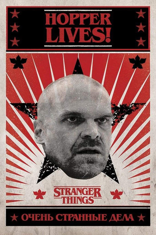 Pyramid Stranger Things Hopper Lives Poster 61x91,5cm | Yourdecoration.it