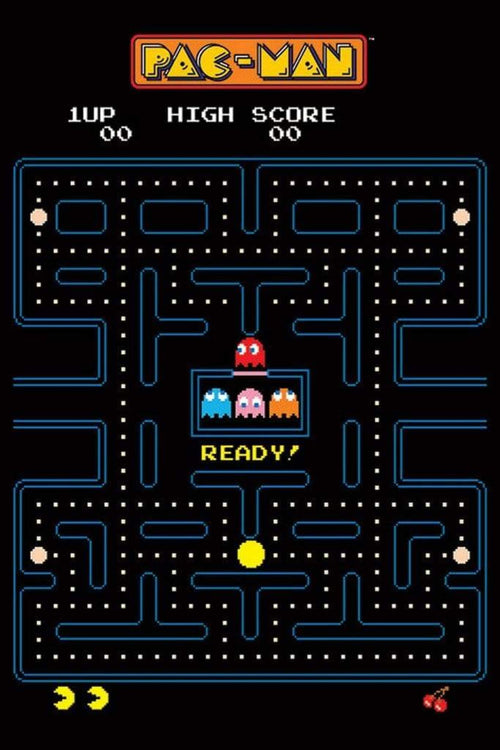 Pyramid Pac Man Maze Poster 61x91,5cm | Yourdecoration.it