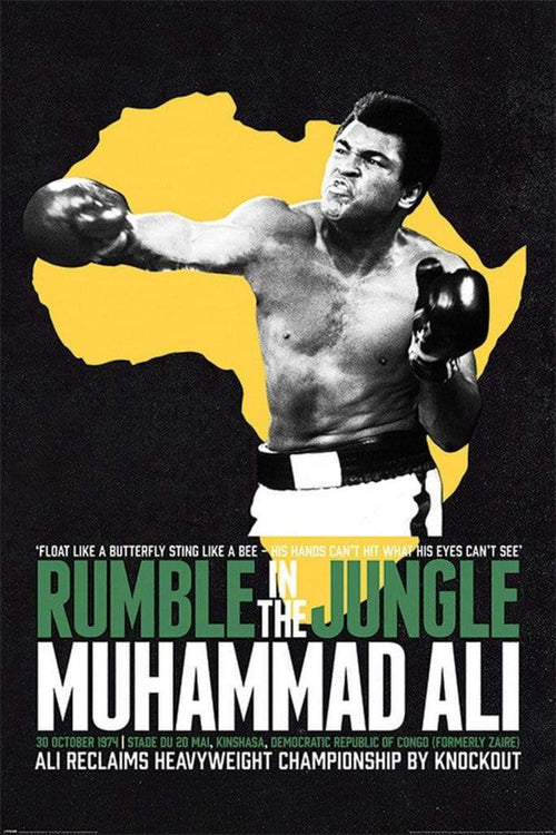 Pyramid Muhammad Ali Rumble in the Jungle Poster 61x91,5cm | Yourdecoration.it