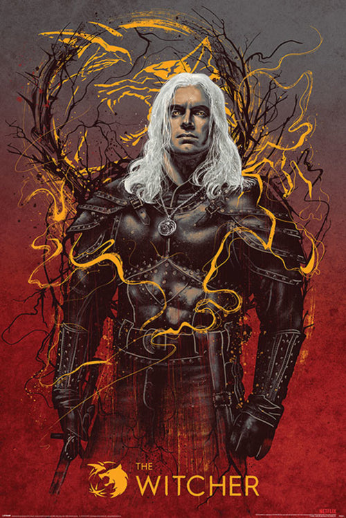 Pyramid The Witcher Geralt the Wolf Poster 61x91,5cm | Yourdecoration.it