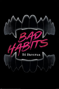 Pyramid Ed Sheeran Bad Habits Poster 61x91,5cm | Yourdecoration.it