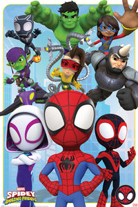 Pyramid Pp34950 Spidey And His Amazing Friends Goodies And Baddies Poster 61X91-5cm | Yourdecoration.it