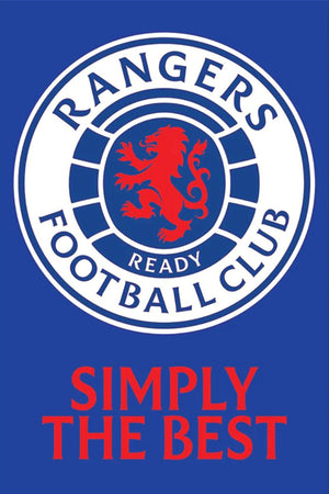pyramid pp34963 rangers f c simply the best poster 61x91 5cm | Yourdecoration.it