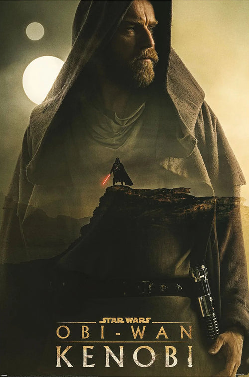 pyramid pp34969 star wars obi wan kenobi light vs dark poster 61x91,5cm | Yourdecoration.it