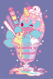 Pyramid PP34991 Tasty Peach Nomwhal Poster 61X91 5cm | Yourdecoration.it