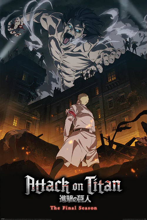 Pyramid Pp35088 Attack On Titan S4 Eren Onslaught Poster 61X91,5cm | Yourdecoration.it