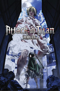Pyramid Pp35089 Attack On Titan S3 Female Titan Approaches Poster 61X91,5cm | Yourdecoration.it