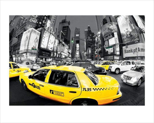 pyramid ppr40134 rush hour times square yellow cabs stampa artistica 60x80cm 64824bd4 c334 43c8 b617 cc8b847c52d8 | Yourdecoration.it
